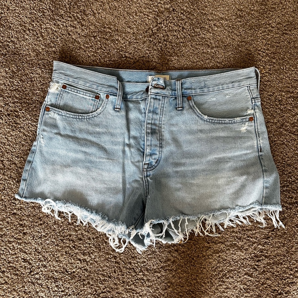 Madewell Light Blue Jean Shorts